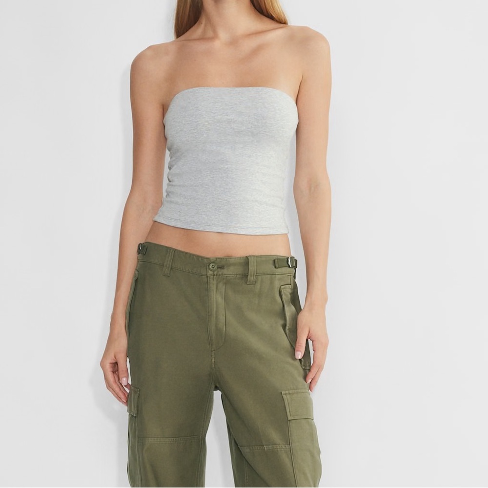 (BNWT) Aritzia TNA Hold-It Virginia Gray Tube Top
